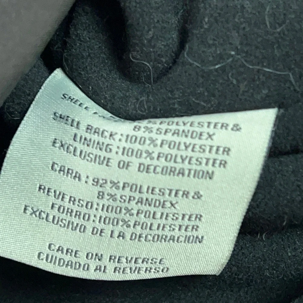 Levi's Jacket Mens Large Black Casual Utility Full Zip Bomber Outdoors Softshell